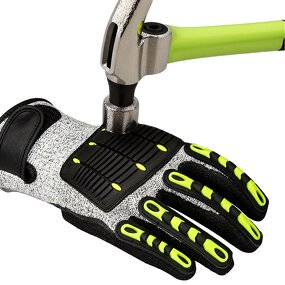 TPR Protective Gloves Manufacturer - High Quality 5-Level Anti-Smashing Mechanical