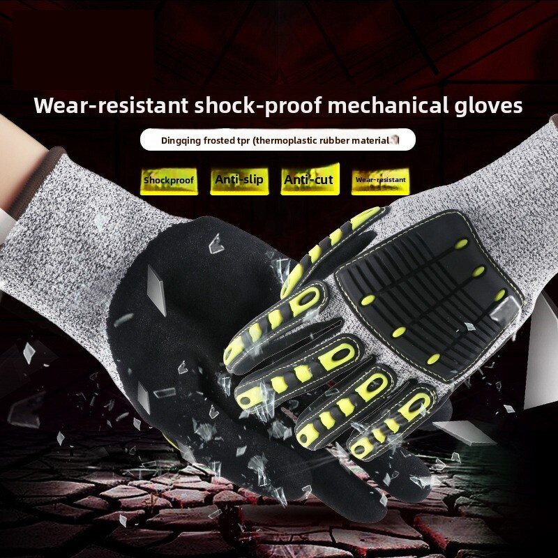 Protective Safety Gloves Supplier - High Quality Level 5 HPPE Anti-Impact Cutting