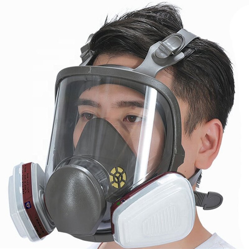 Gas Mask Supplier - High Quality 6800 Full Face Silicone Reusable Washable
