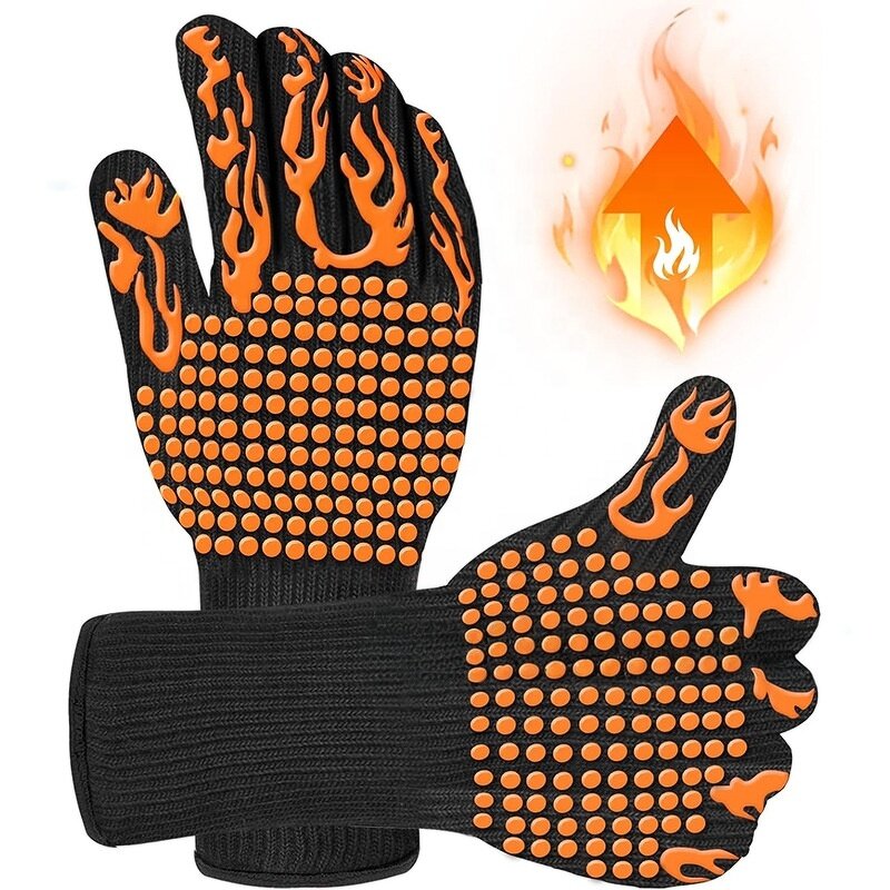 Flame-Retardant Gloves Supplier - High Quality for Barbecue Baking High-Temperature