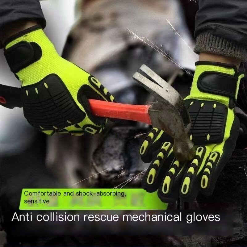 Protective Gloves Supplier - Anti-Cutting 5-Level Hppe TPR Anti-Impact Machinery