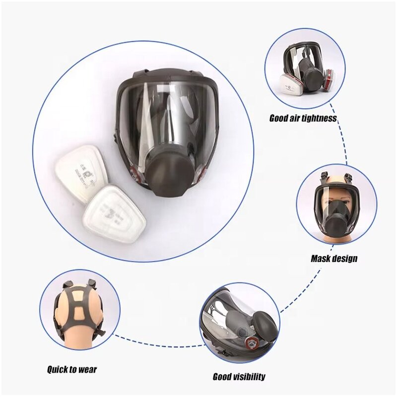 Gas Mask Manufacturer - Original Full Face Protection 6800 Reusable 4-Layer