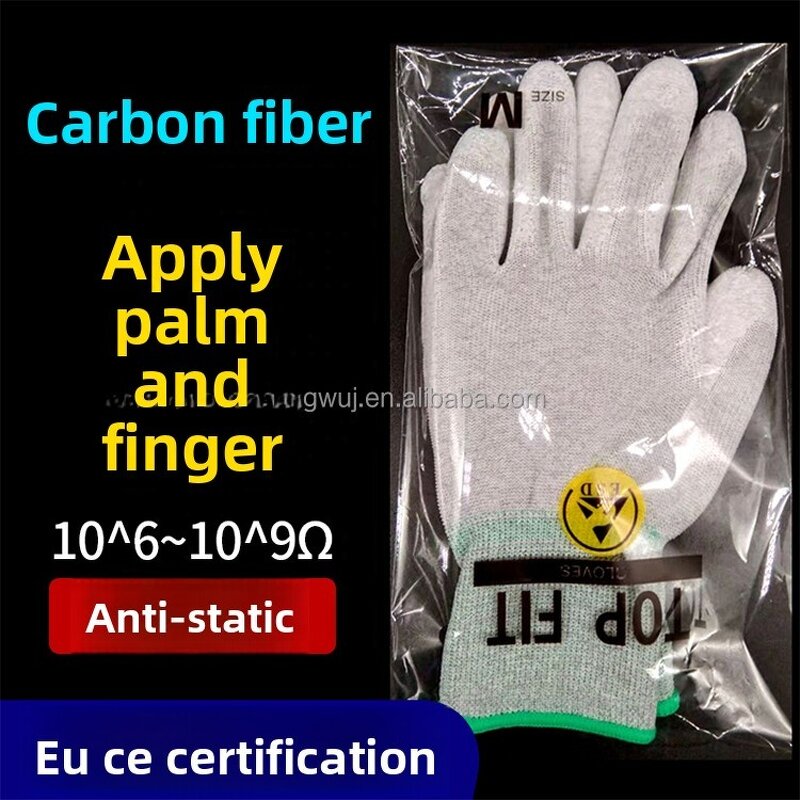 ESD Work Gloves Manufacturer - High Quality Anti-Static Carbon Fiber Polyurethane