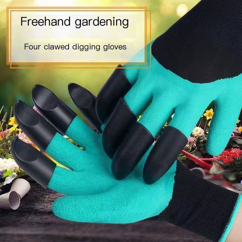 Protective Gloves Supplier - Latex for Garden Planting Fingertip Claws Waterproof