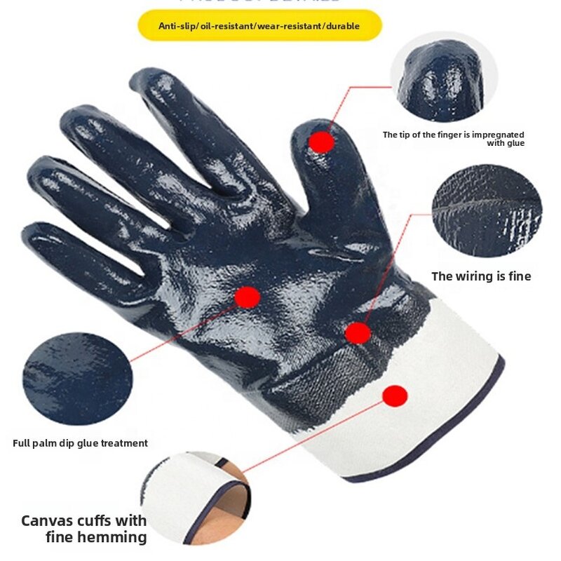 Nitrile Safety Gloves Manufacturer - Factory Wholesale Chemical Corrosion Resistant