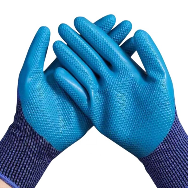 Work Gloves Supplier - High Quality Customizable Latex Coated Construction Site