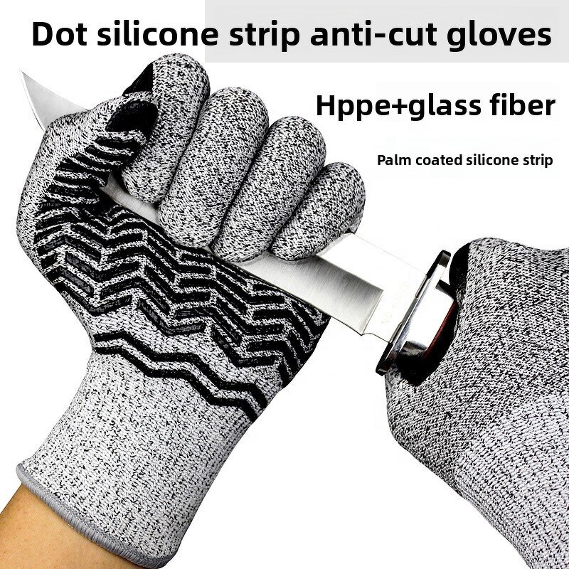 Protective Gloves Supplier - High Quality Grade 5 HPPE 13-Pin Anti-Cut Anti