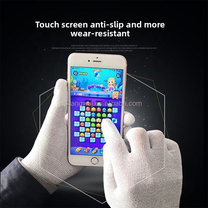 Anti-Static Work Gloves Supplier - High Quality with Carbon Fiber Touch Screen
