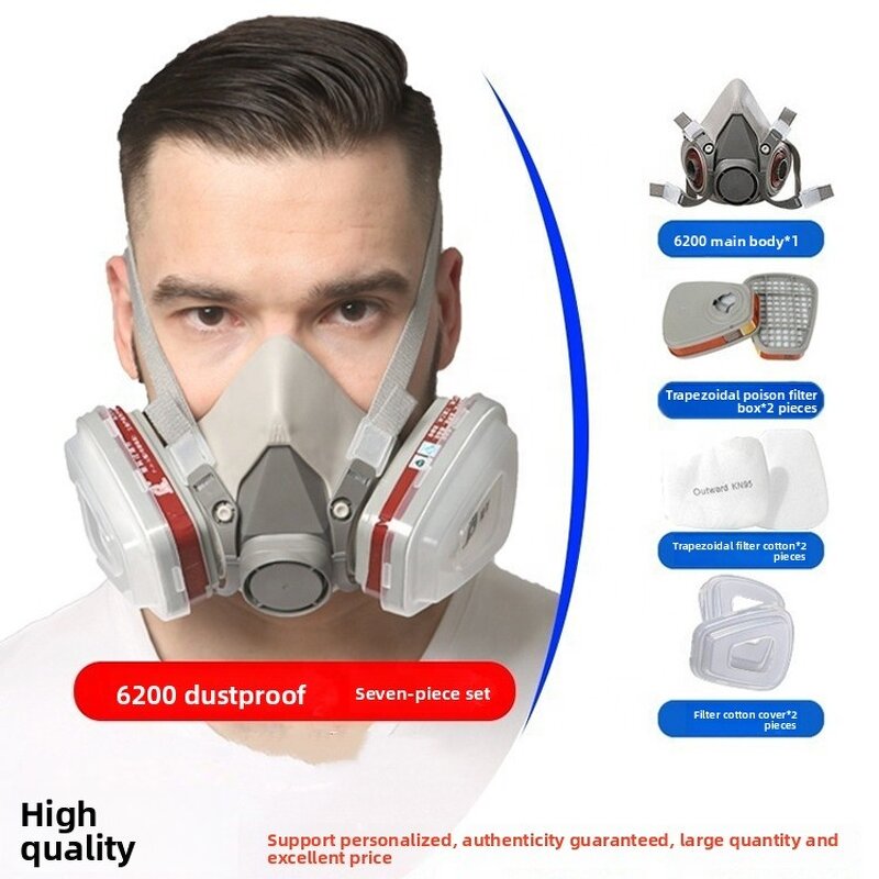 Respirator Mask Manufacturer - 6200 Reusable Outdoor Half Mask Silicone