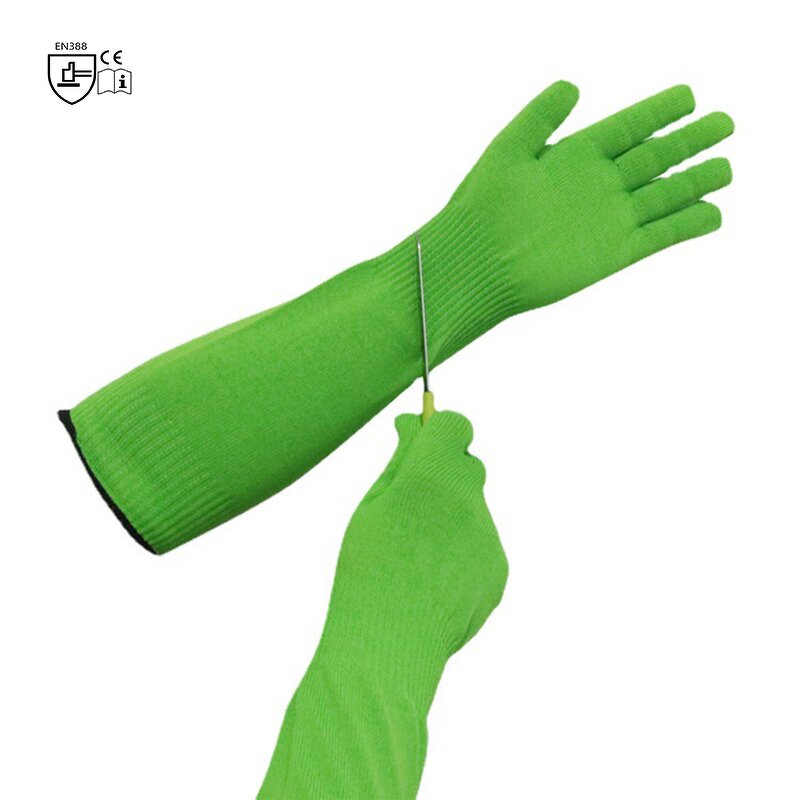 Wrist Arm Protector Supplier - High Quality Level 5 HPPE Anti-Cutting with Gloves