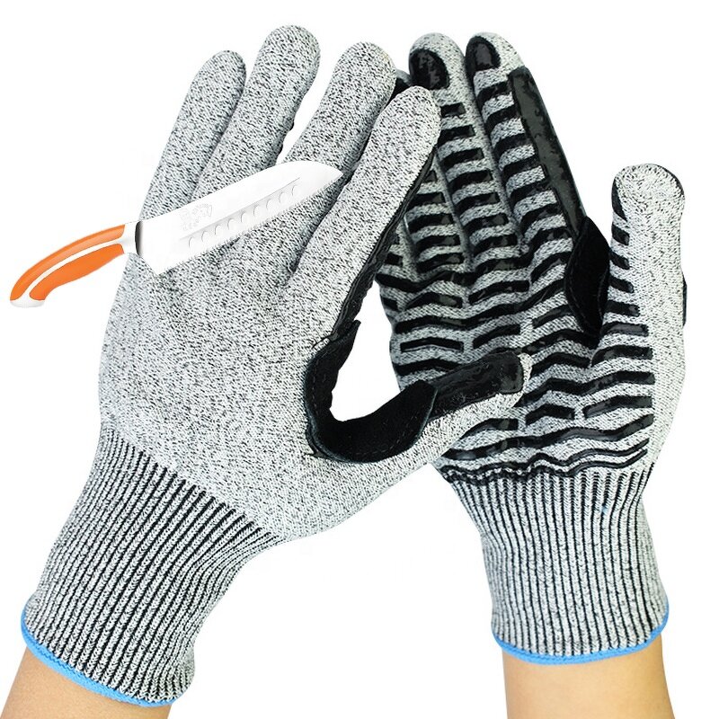 Anti-Cut Gloves Supplier - Factory Wholesale 5-Level Non-Slip Silicone Coating