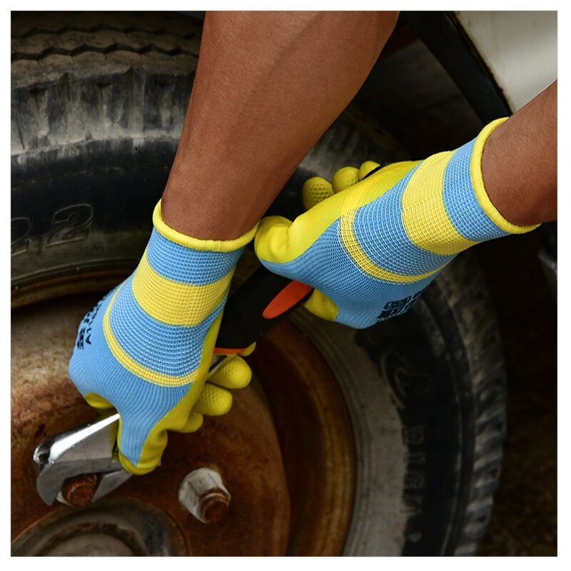 Safety Gloves Manufacturer - High Quality Heavy Duty Anti-Skid Latex Industrial