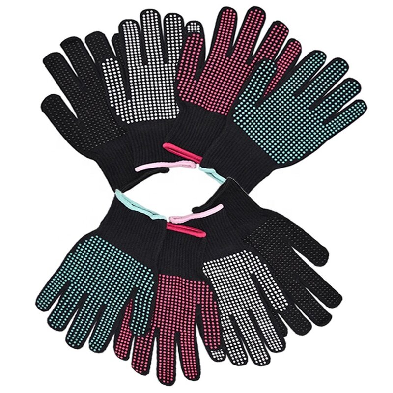 Safety Gloves Supplier - High Quality Double-Sided Non-Slip Polka Dot Bead Heat