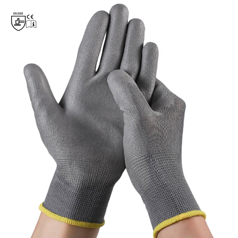 Safety Gloves Manufacturer - High Quality PU Coated Excellent Grasping Construction