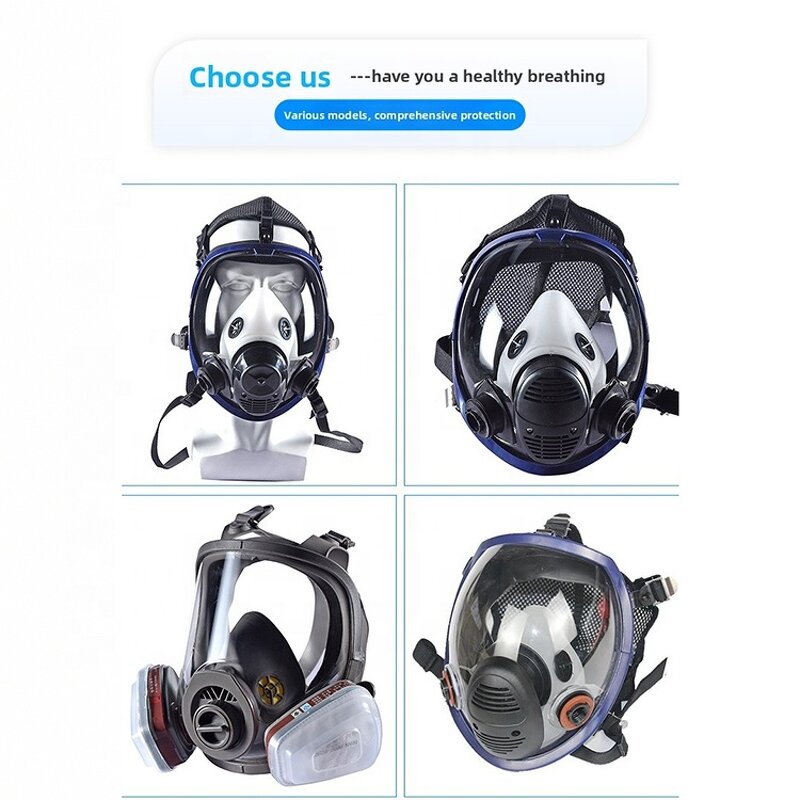 Gas Mask Supplier - Factory-Sourced 6800 Full Face with Activated Carbon