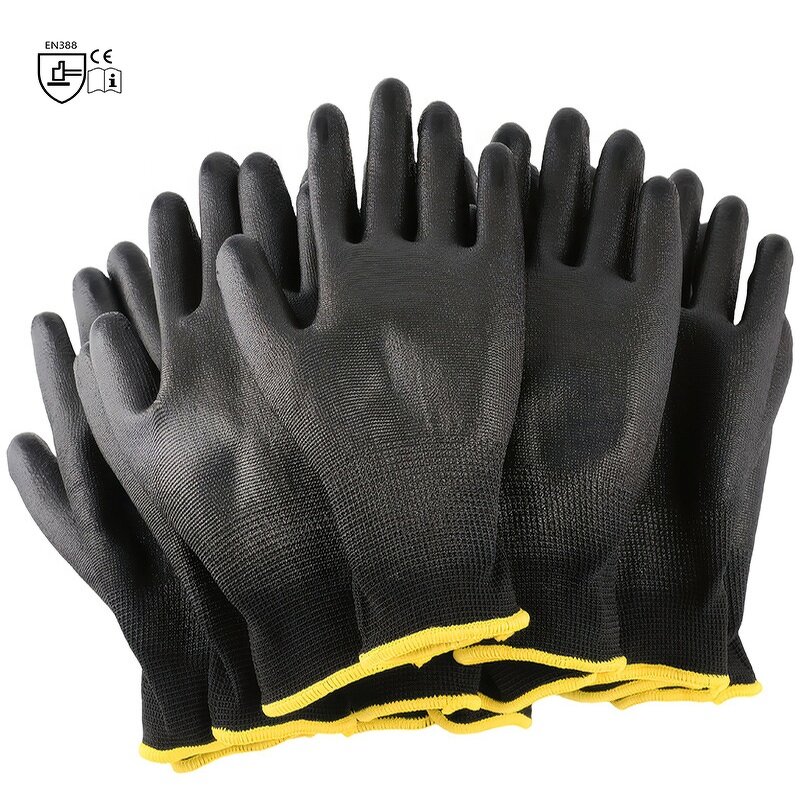 Safety Gloves Manufacturer - High Quality PU Coated Excellent Grasping Construction