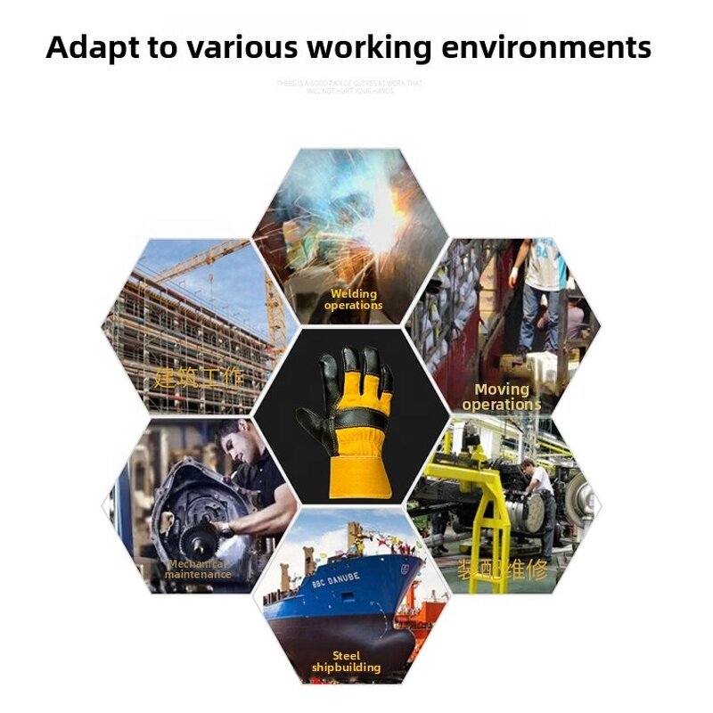 Welding Leather Gloves Supplier - High Quality Wholesale High Temperature Resistant