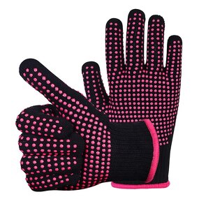 Insulated Gloves Supplier - High-Temperature Resistant Double-Sided Bead Silicone