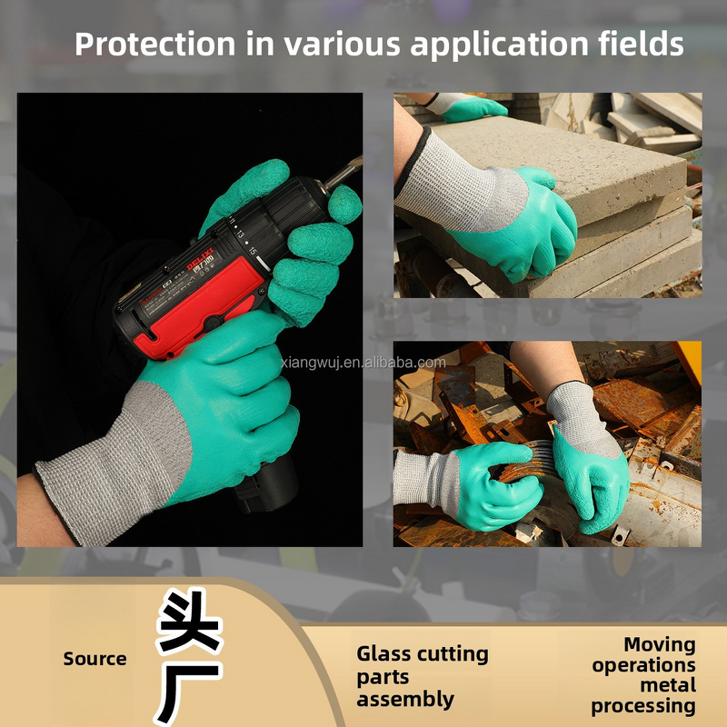Anti-Cut Gloves Factory - High Quality with Anti-Skid Latex Wrinkling Coating