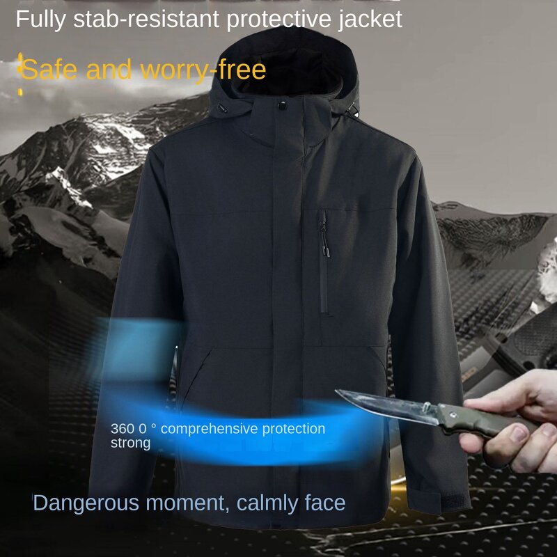 Stab Jacket Manufacturer - High Quality White Long Sleeve High Strength Full