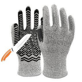 HPPE Anti-Cut Gloves Manufacturer - High Quality Grade 5 13-Pin Safety Silicone