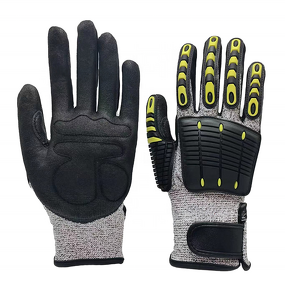 Protective Gloves Supplier - Anti-Cutting 5-Level Hppe TPR Anti-Impact Machinery