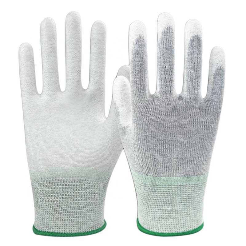 ESD Work Gloves Manufacturer - High Quality Anti-Static Carbon Fiber Polyurethane