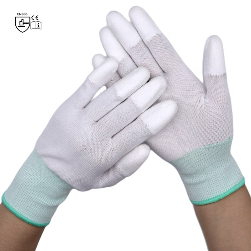 Protective Gloves Supplier - High Quality Men's Polyester Coated Anti-static