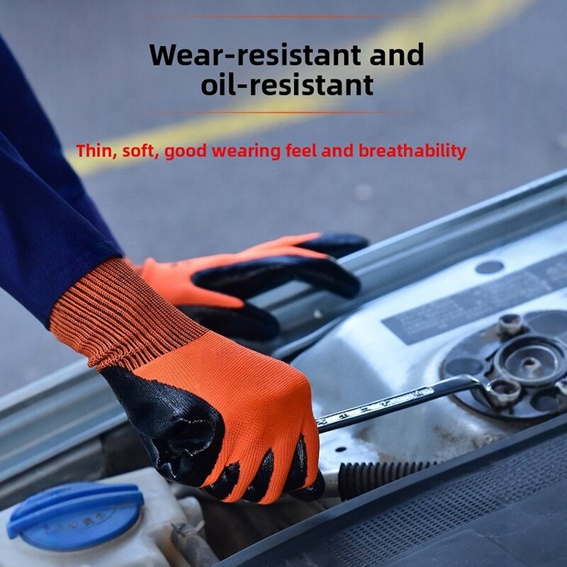 Safety Gloves Supplier - High Quality Anti-Static Knit Wrist Oil-Proof Touch