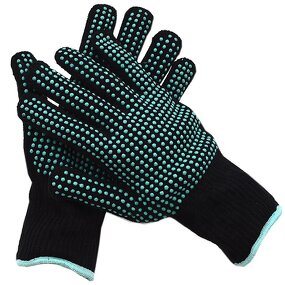 PVC Gloves Manufacturer - High Quality Double-Sided Bead Silicone Perm Flame