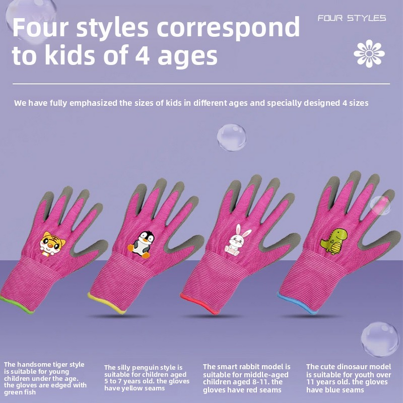 Anti-Skid Gloves Manufacturer - High Quality Latex for Children Waterproof Garden