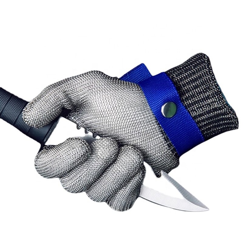 Butcher Gloves Manufacturer - A9 Anti-Cutting Food Grade Stainless Steel Fish