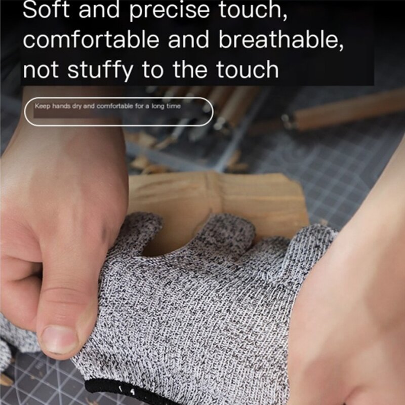 Carving Work Gloves Supplier - Anti-Cutting Fiberglass Breathable for Children's