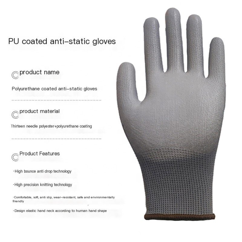 Safety Work Gloves Manufacturer - High Quality Men's Wear-Resistant Non-Slip PU