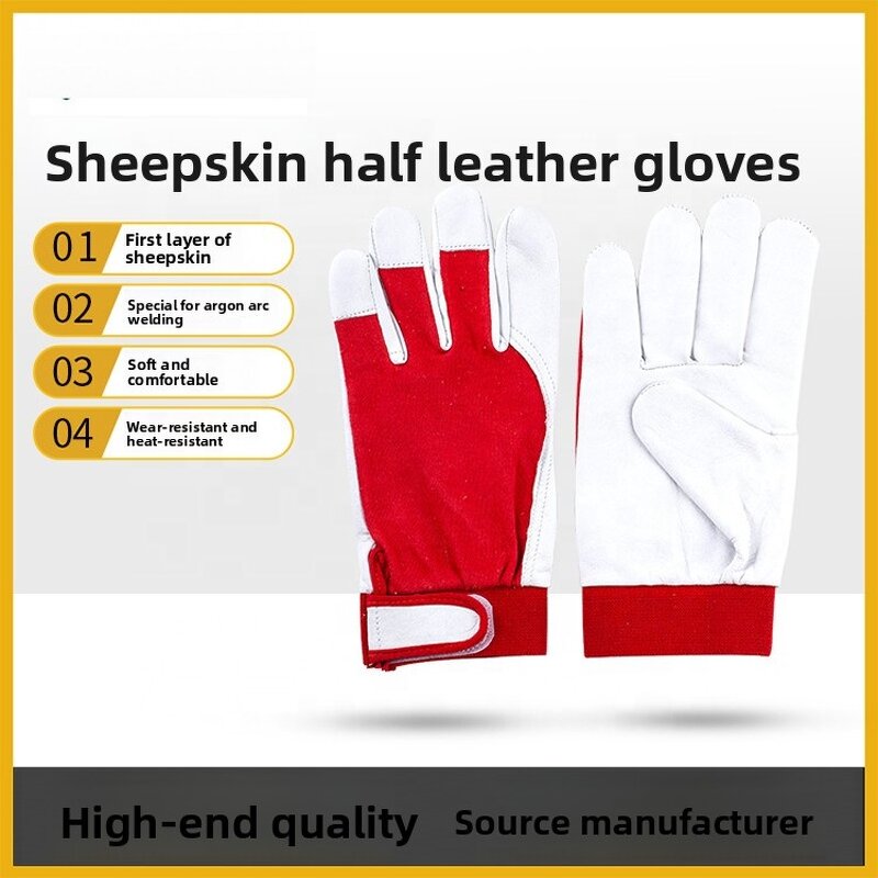 Sheepskin Safety Gloves Supplier - High Quality Soft Comfortable High Temperature