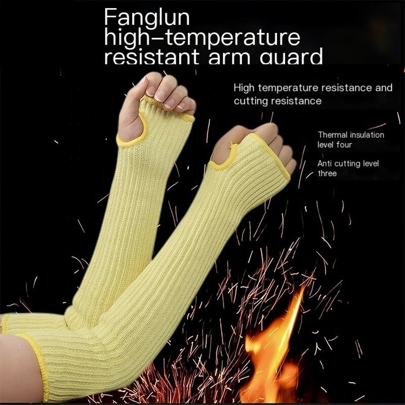 Safety Sleeve Supplier - High Quality 5 Glass Fiber Anti-Cutting 45cm Archery