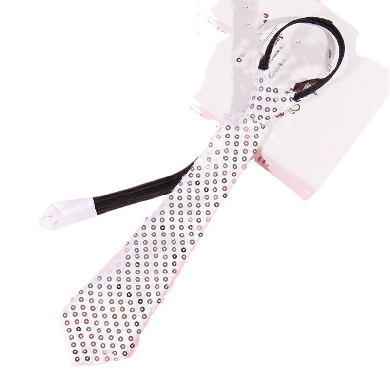 Shinning Tie Factory - OEM/ODM Unisex Sequins for Stage Performance Adjustable Easy Lazy