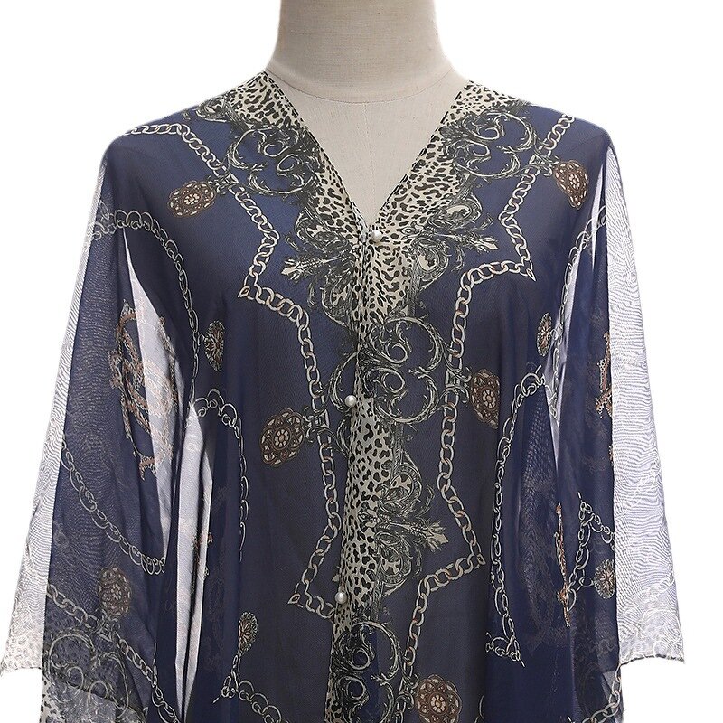 Silk Scarf Manufacturer - OEM/ODM Summer Hot Selling Chiffon Printed Beach Towel Sunshade