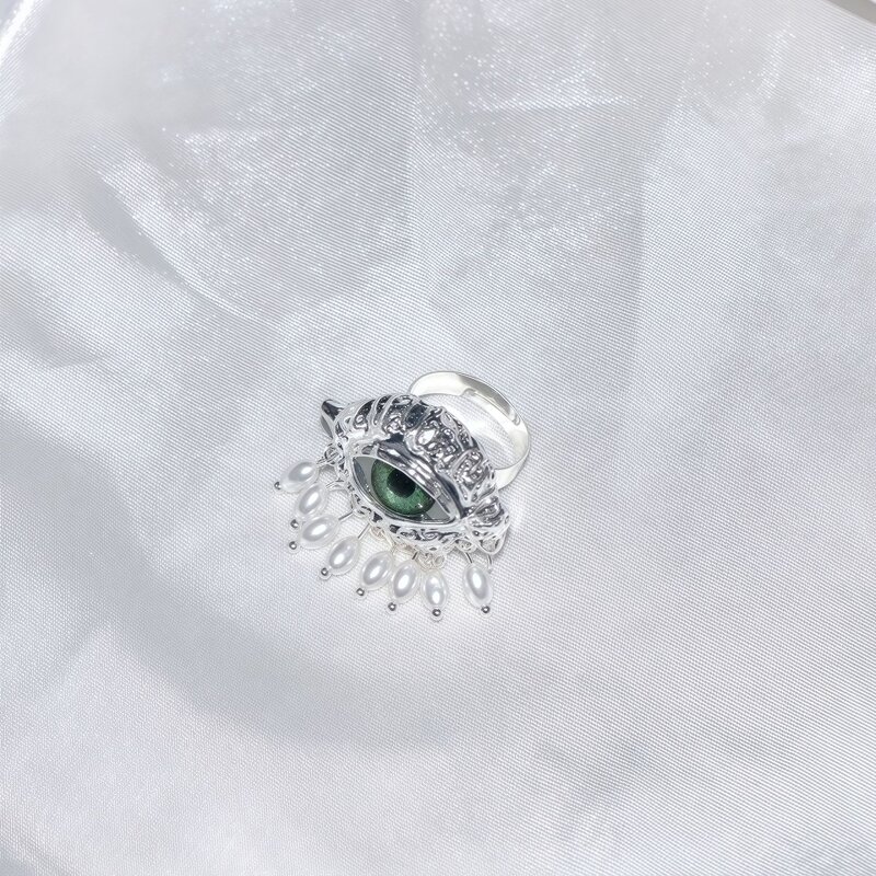 Open Ring Factory - OEM/ODM European American High-end Light Luxury Pearl Tassel