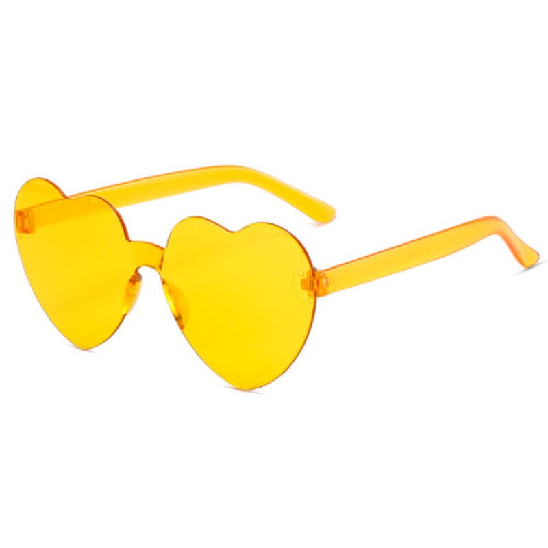 Jelly Sunglasses Manufacturer - OEM/ODM European American Women Street Photography Peach Heart Cute