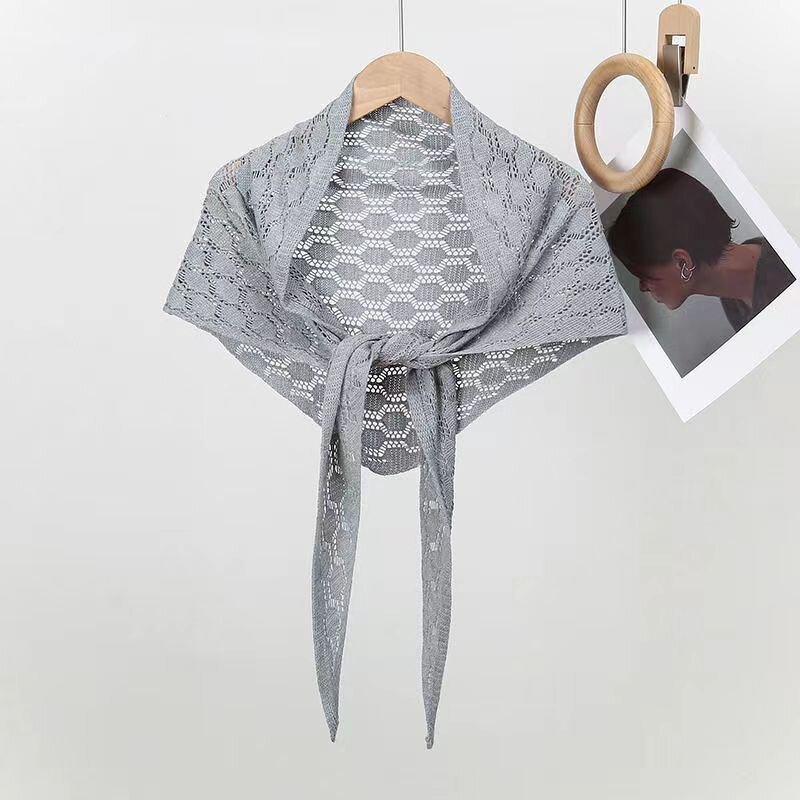 Knitted Shawl Manufacturer - OEM/ODM Spring Summer Women Fashionable Thin Versatile Outdoor Small