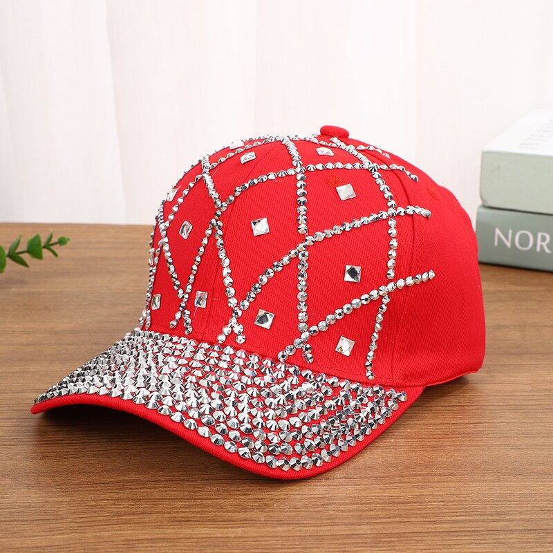 Baseball Cap Manufacturer - OEM/ODM Cowboy Rhinestone Inlaid Snapback Fashion Sun Hat