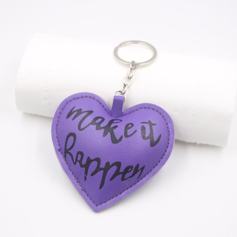 Leather Pendant Factory - OEM/ODM European American Popular PU Heart-shaped Accessory