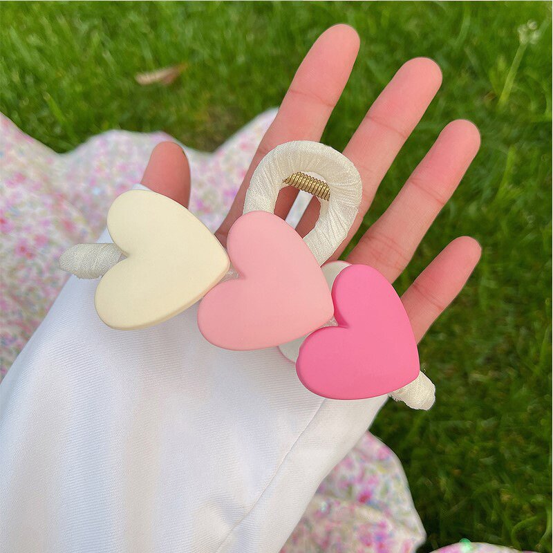 Hair Clip Factory - OEM/ODM Korean Gradient Heart Back Women Summer Simple Sweet Shark
