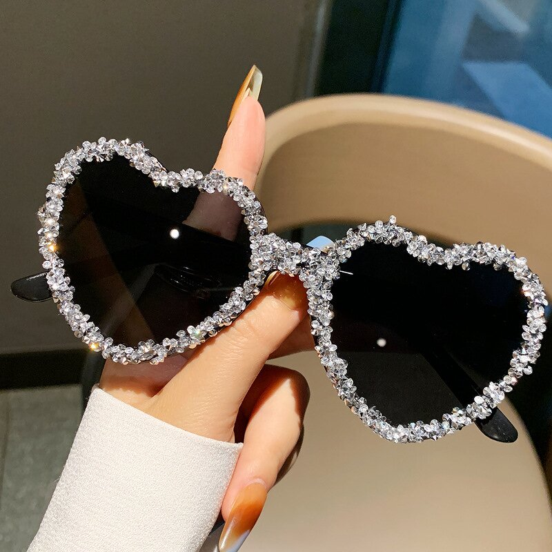 Borderless Sunglasses Factory - OEM/ODM High End Diamond studded Fashionable Unique Personality