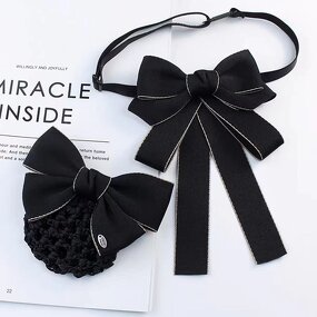 Headflower Tie Factory - OEM/ODM Professional Women Bank Teller Business Dress Collar Bow