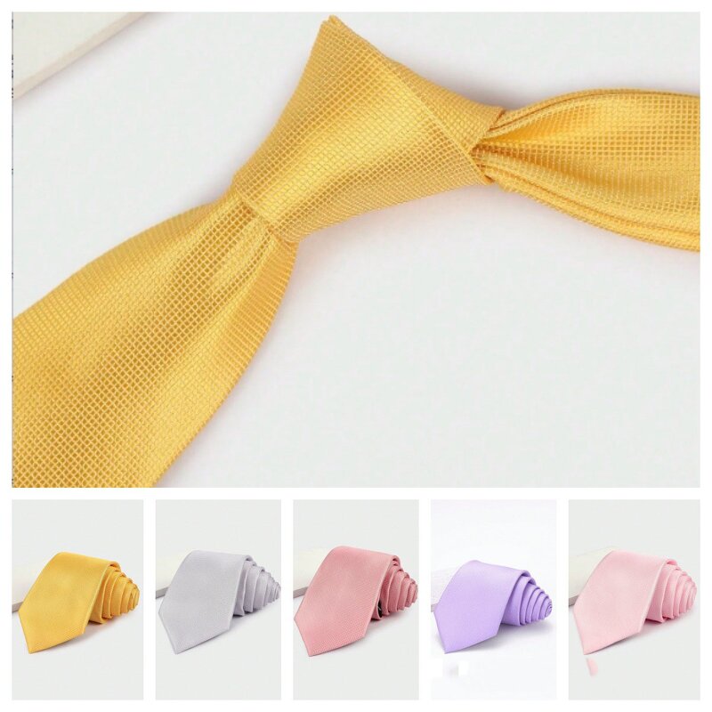 Plain Neck Tie Factory - OEM/ODM Polyester Jacquard Woven for Wedding Party