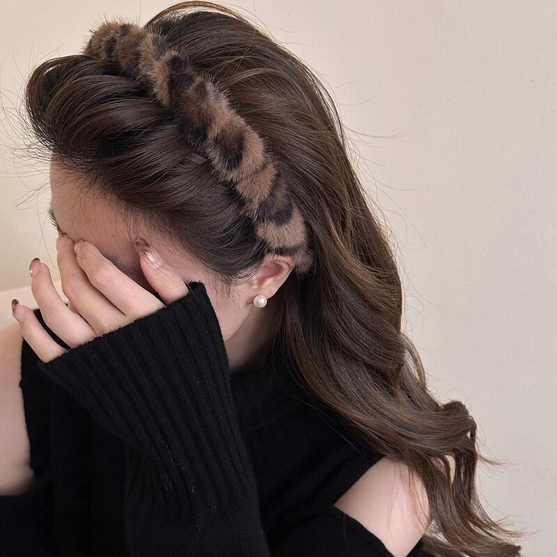 Hair Hoop Factory - OEM/ODM Autumn Winter Plush With Toothed 14cm for Women