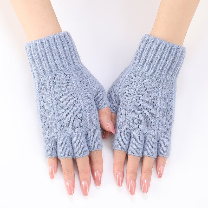 Fingerless Sleeve Gloves Factory - OEM/ODM Women's Hollow Finger Arm Cover Autumn Winter Fashion