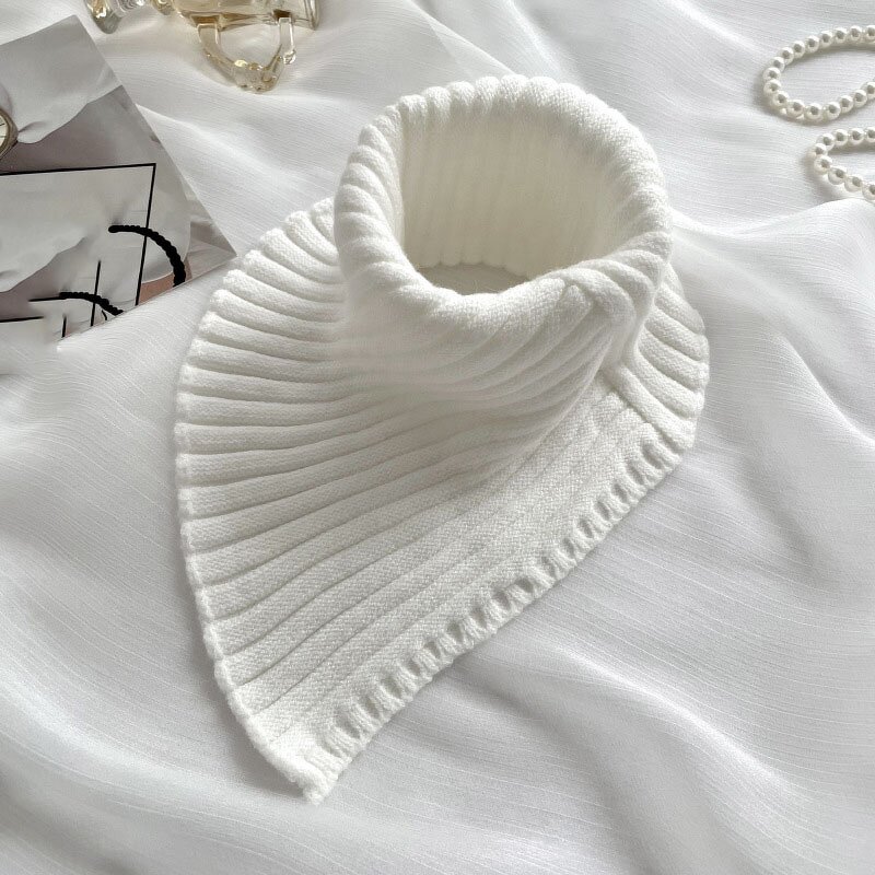 Neckerchief Manufacturer - OEM/ODM Half High Collar Fashion Keep Warm Solid Color Knitted